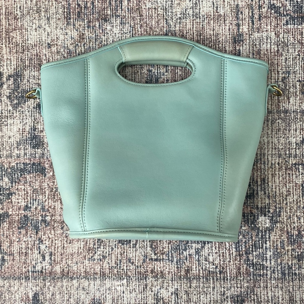 Vintage Coach 9993 Mini Shopper in Seafoam Green